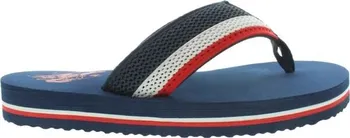 Pánské žabky Pánské žabky U.S. POLO ASSN. HANK 43 Tmavě modrá, Bílá, Červená