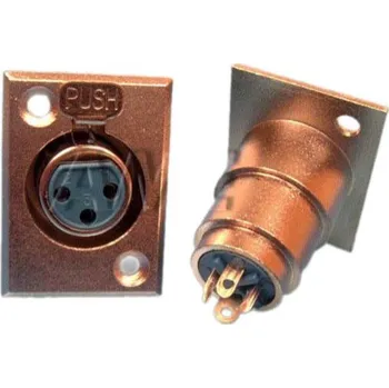 Elektrický konektor Konektor XLR - 3 piny přístrojový samička