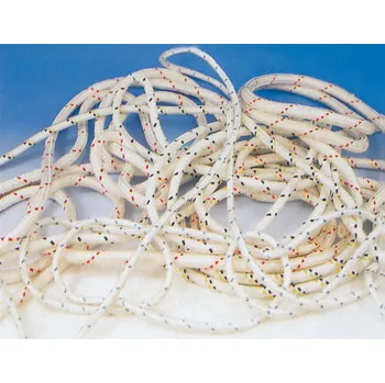 Člun NUTICHE Lano polyesterové bílé s barevnýmí vlákny Varianta: průměr 8mm