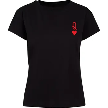Ladies Hugs & Love - Queen of Hearts Box Tee - black XXL