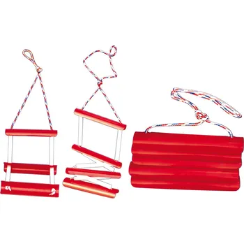 Žebřík NUTICHE Provazový žebřík Lexan skládací Počet příček: 4