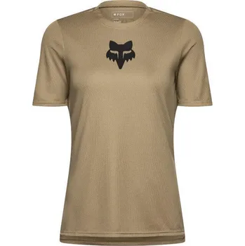 cyklistický dres FOX Dámský volný dres Flexair SS Jersey Fox Head -Sand - M