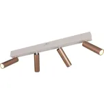 Trio Leuchten 849210465 AMBALA - LED stropní bodové svítidlo v kávové barvě s přepínačem barvy světla 2300 + 3000 + 4000K, LED 4 x 5,5W (Stropní LED čtyřbodovka se změnou barvy světla)