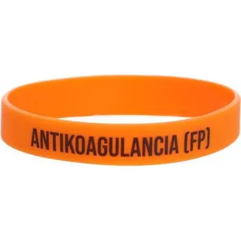 Náramek Silikonový náramek záchrany – Antikoagulancia (FP)