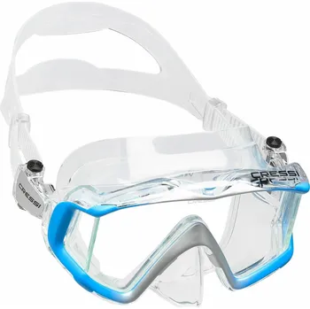 Potápěčská maska Potápěčské brýle Cressi LIBERTY TRISIDE, transparent/modrá