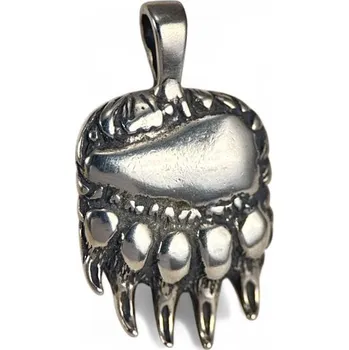 Přívěsek Drakkaria MEDVĚDÍ TLAPA, stříbrný přívěsek, Ag 925, 14g