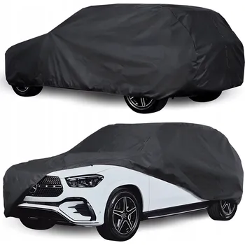 Plachta na motorové vozidlo Potah na auto Krycí Plachta auto SUV MiniVan S2 355-380 cm classic černý