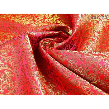 HEDVA ČESKÝ BROKÁT Luxusní brokát 160 51324 SLUNEČNÍ KOLO červená | 13