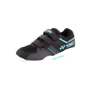 Chlapecké tenisky Halová obuv YONEX STRIDER FLOW JR suchý zip - černá, modrá, Velikost EUR 35