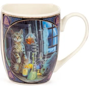 Porcelánový hrnek s kočkami v laboratoři - design Lisa Parker