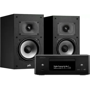 Hi-Fi systém Stereo set: Denon RCD-N12 DAB + Polk MXT20, DENON Bílá