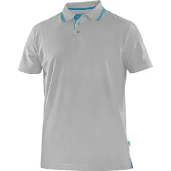 pracovní tričko Polokošile CXS HENRY, pánské, krátký rukáv, Velikost: XXL, tričko: šedo -*modrá