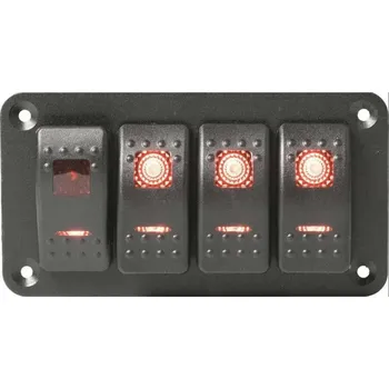 LED panel MTM Panel Redtech s LED přepínači 4