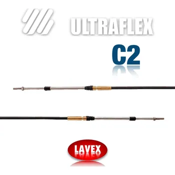 Lodní motor Ultraflex kabel řazení a plynu C2 Délka stopy/metry: 17 - 5,18