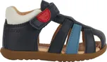 Dětské sandály Geox B SANDAL MACCHIA BOY 21 Tmavě modrá, Bílá, Červená