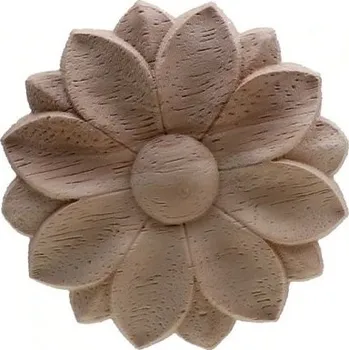 Dekorativní vyřezávaná květina XS 2