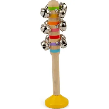 Hudební nástroj pro děti Bigjigs Toys Rolničky 1 ks žlutá