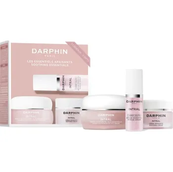 Péče o oční okolí Darphin L'Essentiel Set Intral Inner Youth Rescue Eye Cream zklidňující oční krém s kofeinem 15 ml + Intral Inner Youth Rescue Serum zklidňující sérum mini 5 ml + Intral Soothing Cream krém pro citlivou a podrážděnou pleť 5 ml