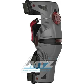 Motocyklový chránič kolene a holeně Chrániče kolen (kolenní ortézy) MOBIUS X8 Knee Brace (sada=pár) - šedé - velikost L MB101030-L