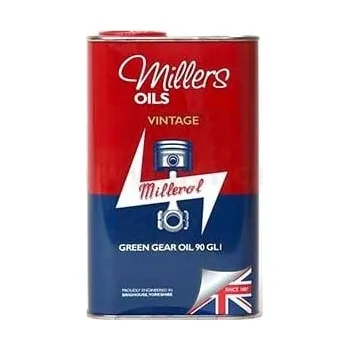 Motorový olej MILLERS OILS Green Gear Oil 90 GL1 - převodový minerální olej bez vysokotlakých aditiv 1 l 50071