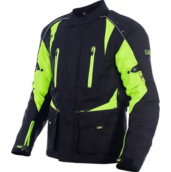 Moto bunda DAX OFFROAD Neon bunda, H2O bag, MaxDura/Dublan, s chrániči (2219-JKT-BN) (Velikost: L) 2219-JKT-BN