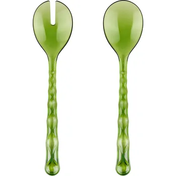 Příbor Guzzini, Salátové příbory Vanity zelené - Formadore
