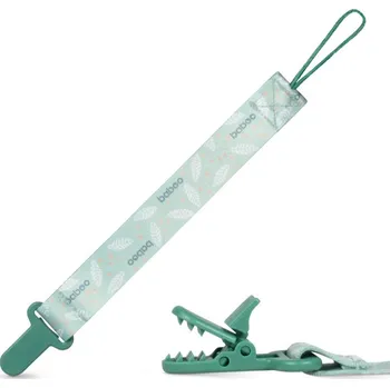 pouzdro na dudlík Baboo Textile Soother Holder klip na dudlík Peachy Keen 1 ks