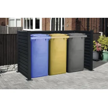 Zahradní úložný box Ohraničení na popelnice II