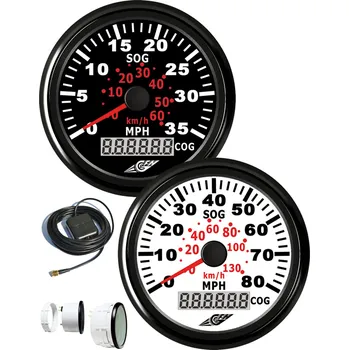 Člun NUTICHE Rychloměr GFN s GPS 0-60km/hod barva: (R)černá-(S)černá, Průměr mm: 85mm