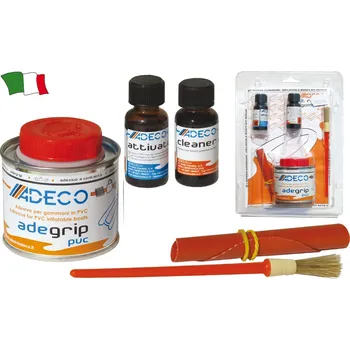 Člun Sada lepení Adeco pro materiál PVC různé barvy barva: černá