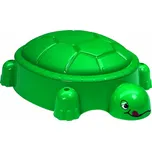 Pískoviště želva tmavě zelené s víkem