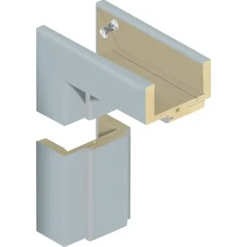 Zárubeň Obložková zárubeň Prestige CLPL 70 L šířka 140 mm šedá