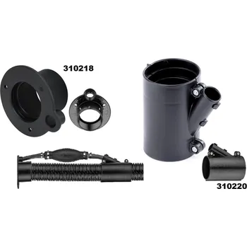 Vodní sport NUTICHE Průchodka a objímka pro systém ochrany kabelů Varianta: Černá objímka s bočním průchodem