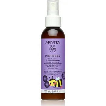 Stylingový přípravek Apivita Mini Bees Gentle Kids Detangling Spray Blueberry&Honey sprej pro snadné rozčesání vlasů 150 ml