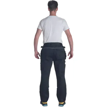 montérky Kalhoty pracovní do pasu MAX VIVO FP, černé vel. 50