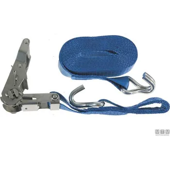 Upínací popruh MTM Popruh dvojdílný pro upevnění s nerezovou ráčnou 6m-25mm-400kg