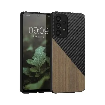 Pouzdro na mobilní telefon Pevné pouzdro pro Samsung Galaxy A33 5G - tmavě hnědá