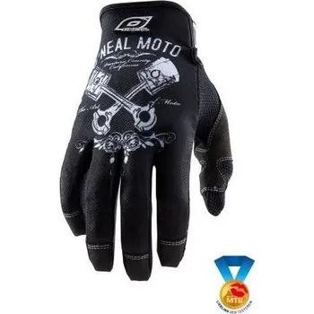 Moto rukavice Rukavice O´Neal Mayhem PISTONS II černá/bílá (Velikost: 2XL) 0385-P12