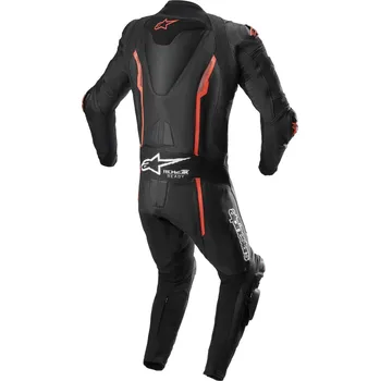 Moto kombinéza jednodílná kombinéza MISSILE V2, TECH-AIR kompatibilní, ALPINESTARS (černá/červená fluo, vel. 60) (Velikost: 46) 3150122-1030