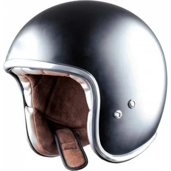 Helma na motorku Retro helma na moto ASTONE VINTAGE černá matná 2016 (Velikost: S) MCF_7363