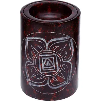 Aroma lampa Červená čakra aromalampa - mastkový symbol kořenové energie