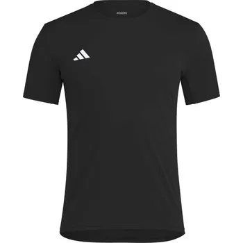 Pánské tričko Pánské sportovní triko adidas ADIZERO TEE M Černá, Bílá