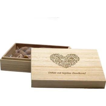 Čokoláda Dárková krabička s věnováním, mandle v čokoládě, 200g