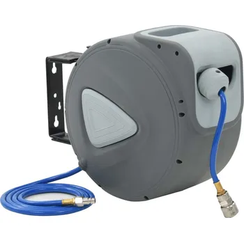 Držák na zahradní hadici vidaXL Automatický naviják na vzduchovou hadici 1/4" 20 m
