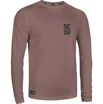 cyklistický dres Rocday pánský dres s dlouhým rukávem Digger, Pink - XL