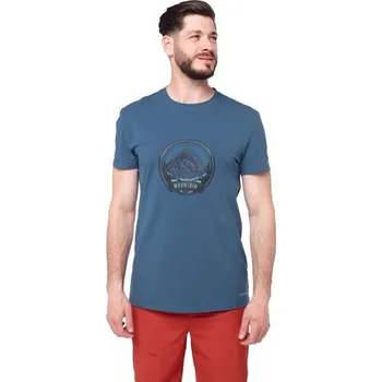 Pánské triko Head MALBUN M Modrá, Černá, Světle zelená