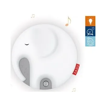 Dětsný nábytek Zazu Slonice EMMY - dýchací světlo s nočním světlem a melodiemi