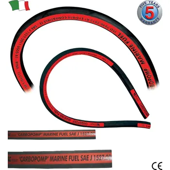 Člun NUTICHE Palivová hadice s atestem R.I.Na.- Loyd’s Register Regulation ( 5let záruka) Varianta: Průměr vnitřní / vnější : 8 / 17 mm