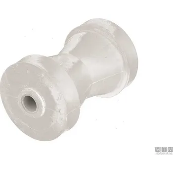 Přívěs na člun MTM Polymer-teflonová nedeformovatelná rolna Varianta: průměr:80mm-délka:130mm-hřídel:15mm