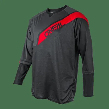 cyklistický dres Dres O´Neal TOBANGA černá/červená/šedá (Velikost: M) 0084-013